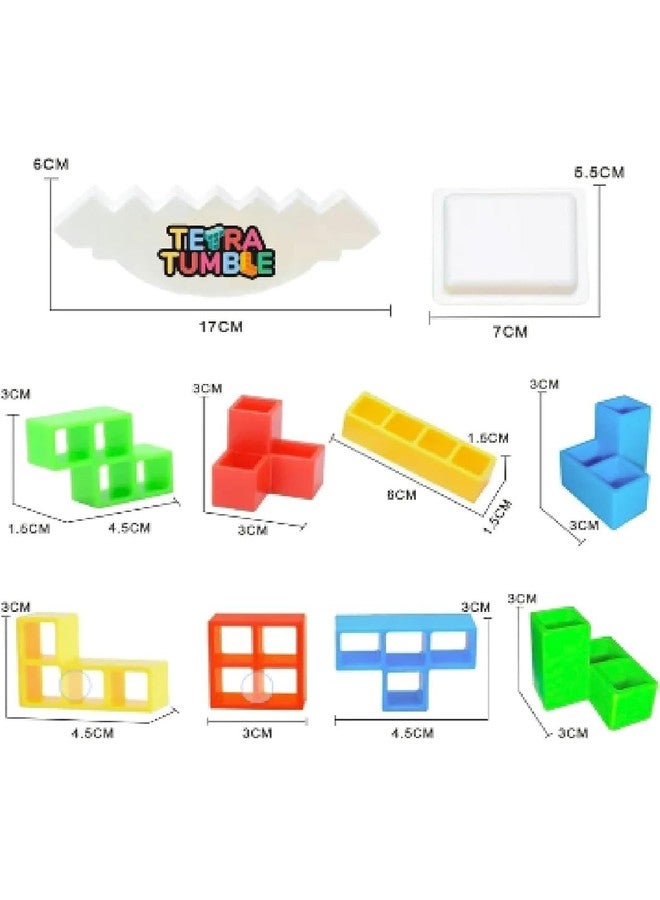 Panchani Tower Game 16 Pcs Stack Tower, Swinging Tower, Swing Stack High Child Balance Building Block 2-4 Players | Interactive STEM Toy for Family, Travel, Parties for Adults & Kids - Image 4